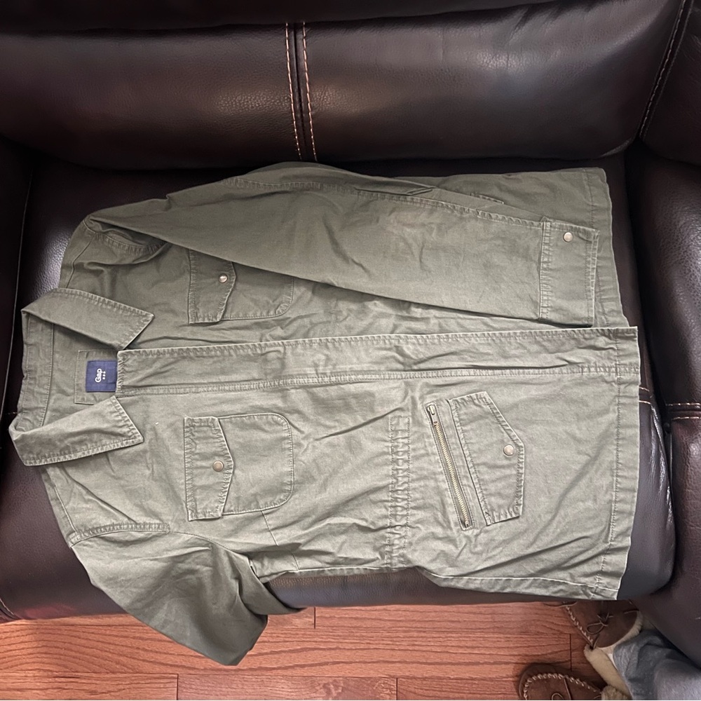 GAP Khaki Green Casual Jacket